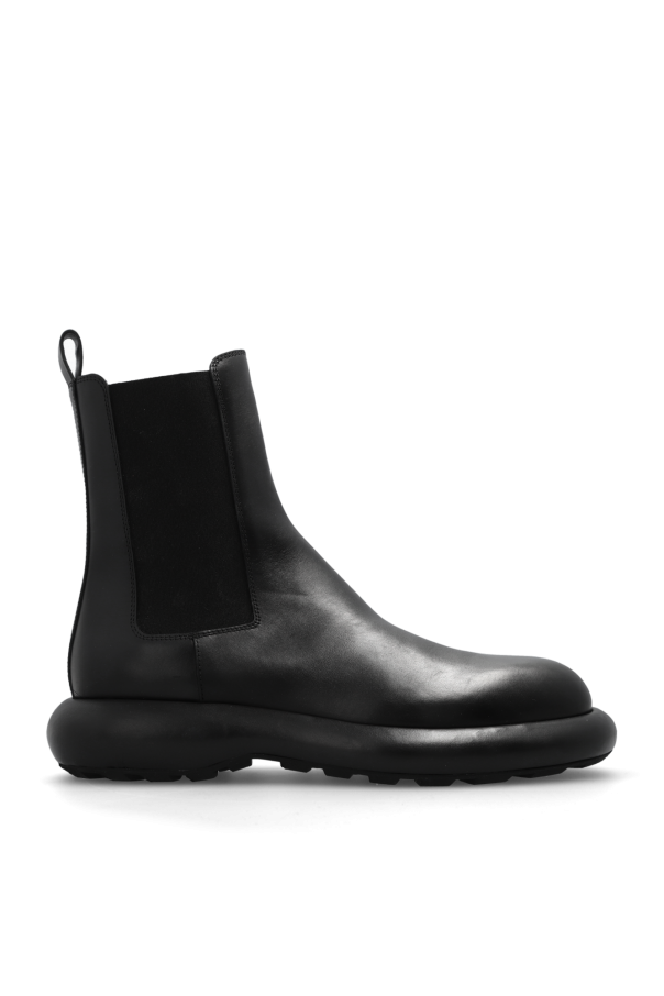 Leather ankle boots od JIL SANDER