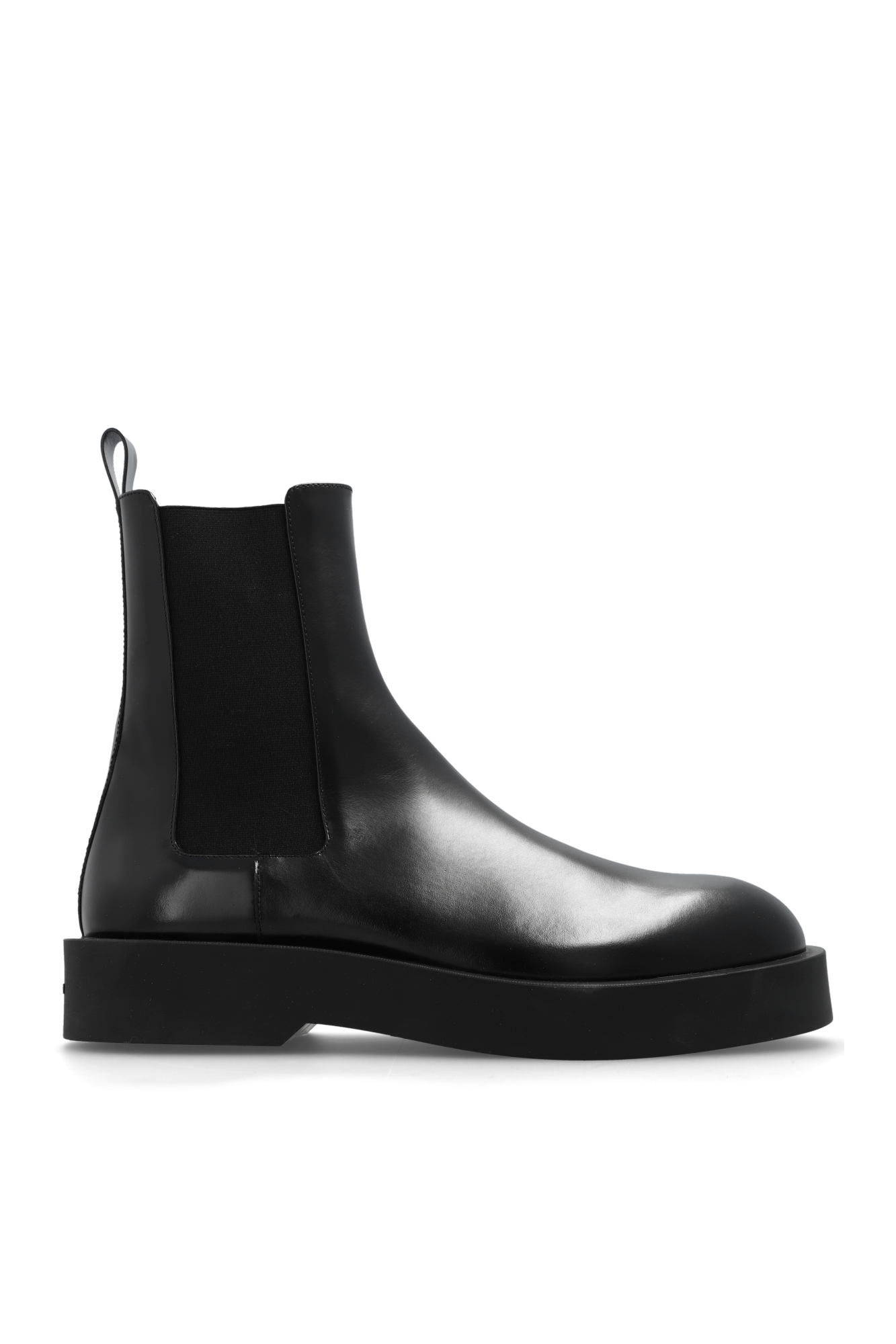 JIL SANDER Leather Chelsea boots