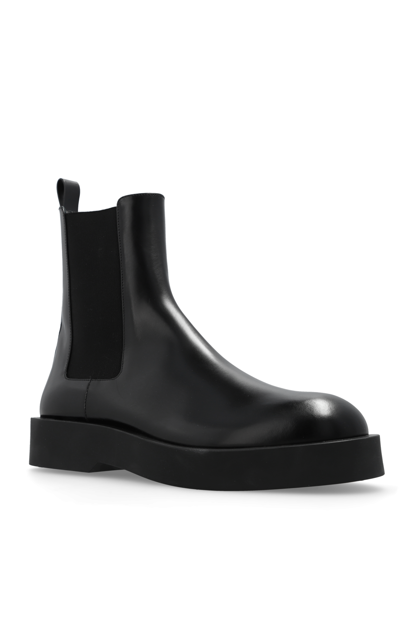 JIL SANDER Leather Chelsea boots