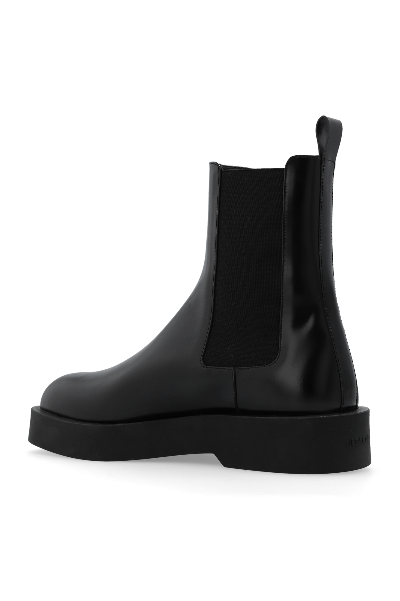 JIL SANDER Leather Chelsea boots