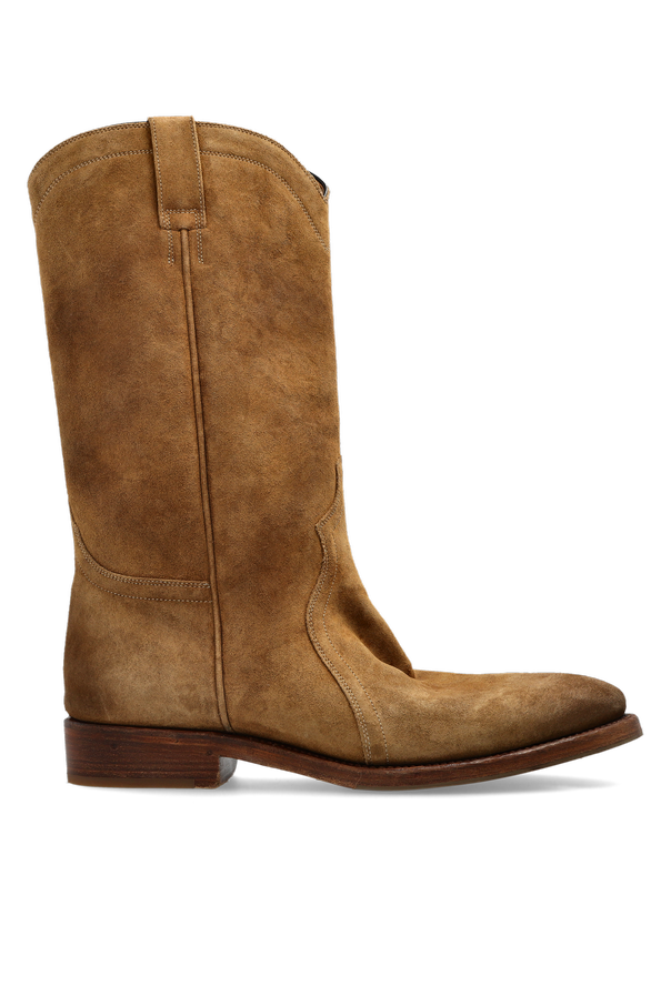 Suede ankle boots ‘Bruce’ od JIL SANDER