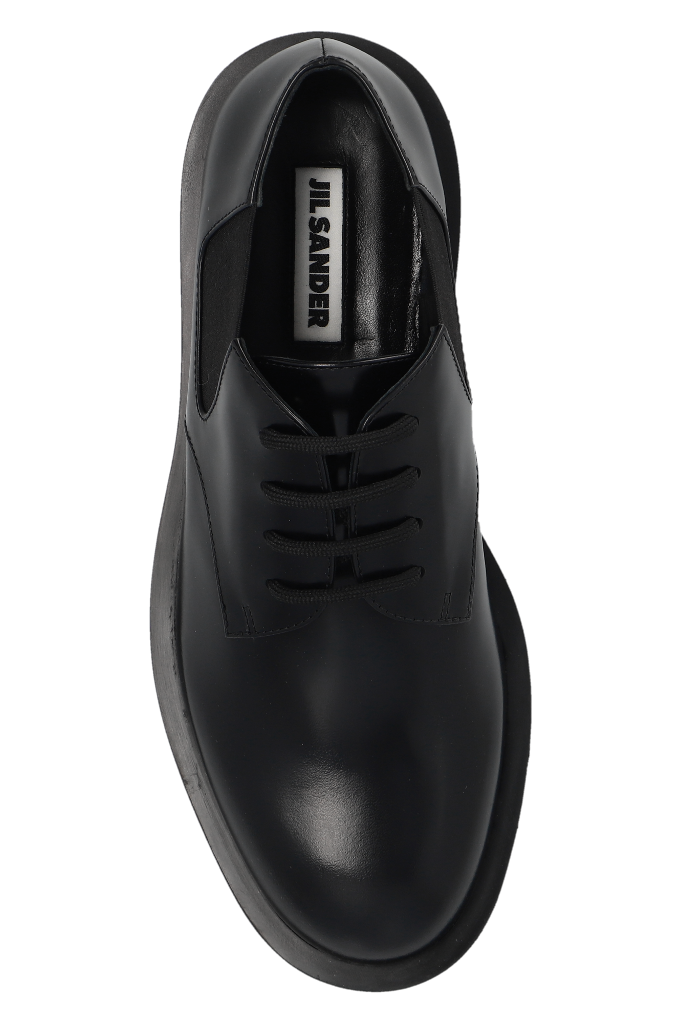 JIL SANDER Leather derby shoes