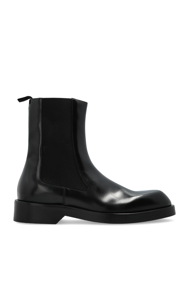 Leather ankle boots od JIL SANDER