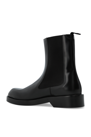 JIL SANDER Skórzane buty za kostkę