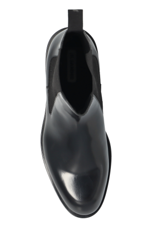 JIL SANDER Skórzane buty za kostkę