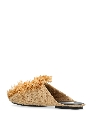 JIL SANDER+ Raffia Sliders