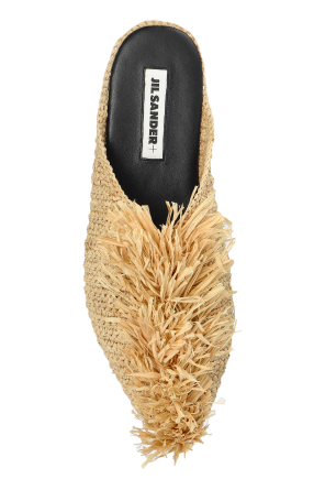 JIL SANDER+ Raffia Sliders