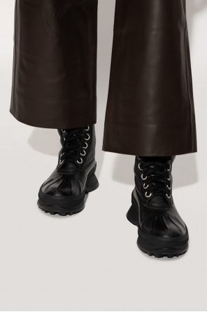 Leather ankle boots od JIL SANDER