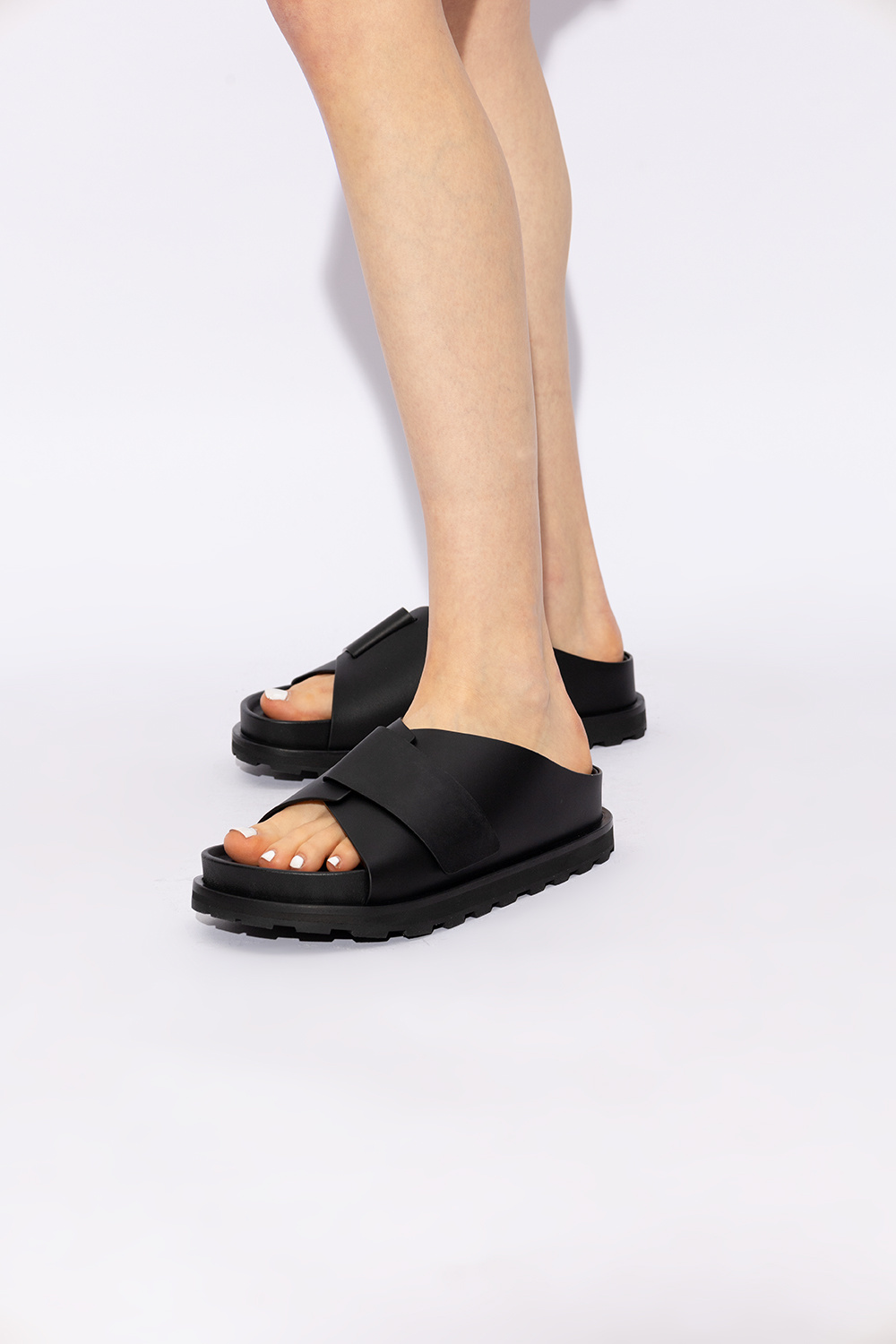 JIL SANDER+ Leather slides