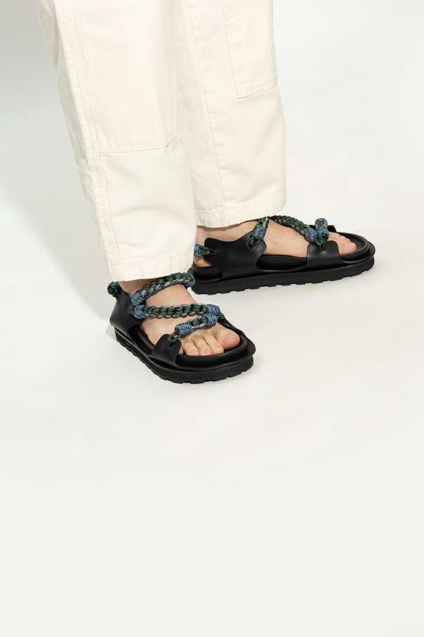 JIL SANDER Woven sandals