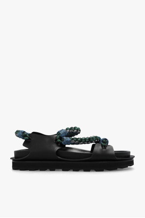 Jil Sander knot-detail ballerina flats Schwarz