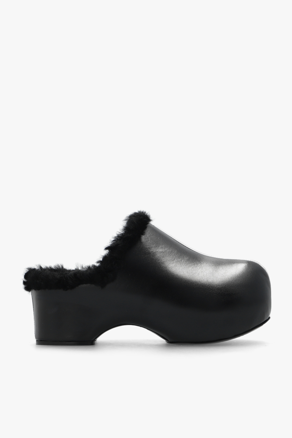 JIL SANDER Leather clogs