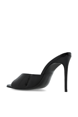 BLACK SUEDE STUDIO ‘Jazz 100’ heeled mules