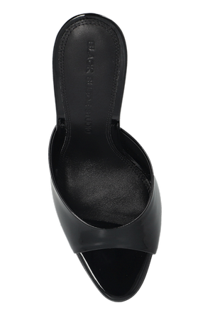 BLACK SUEDE STUDIO ‘Jazz 100’ heeled mules