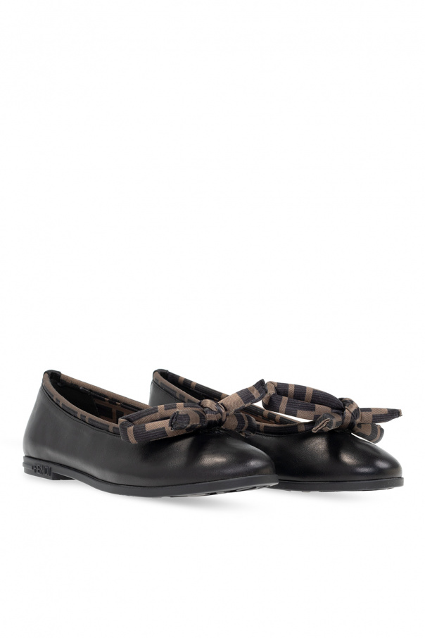 Fendi Kids Ballet flats with logo