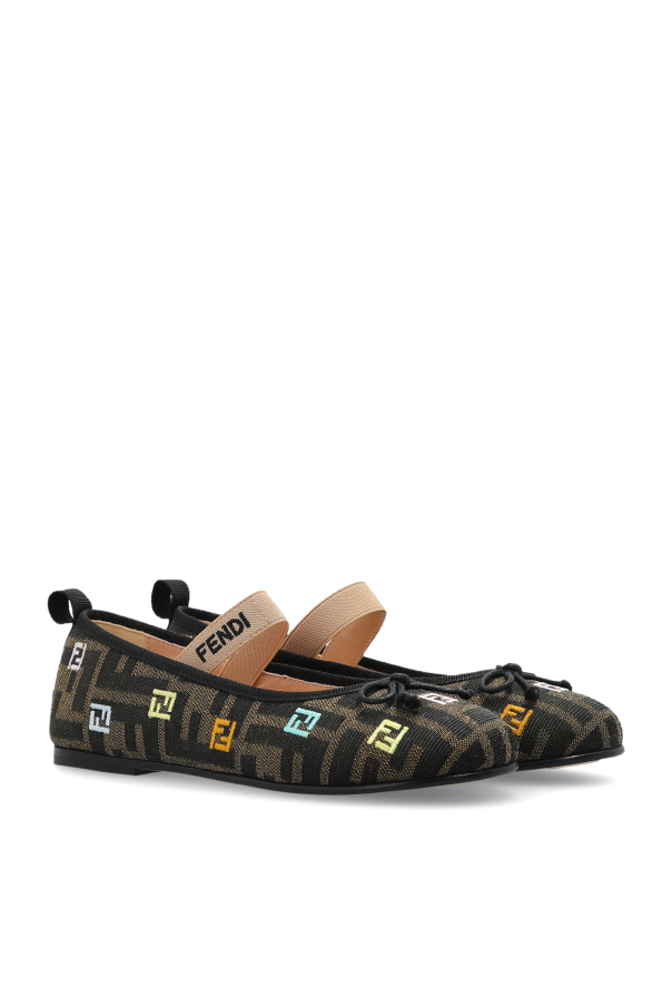 Fendi Kids Monogram ballet flats