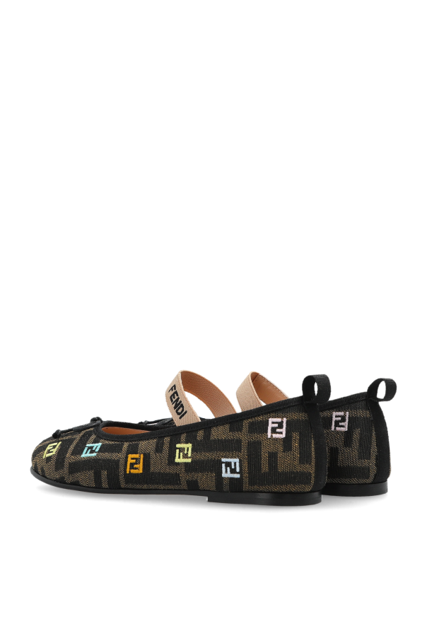 Fendi Kids Monogram ballet flats