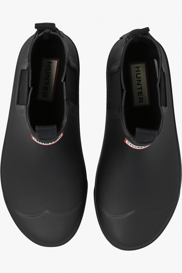 Hunter Kids the Puma logo is featured on the lateral heel portion of the shoe