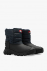 Hunter Kids NAVY BLUE Snow boots with logo