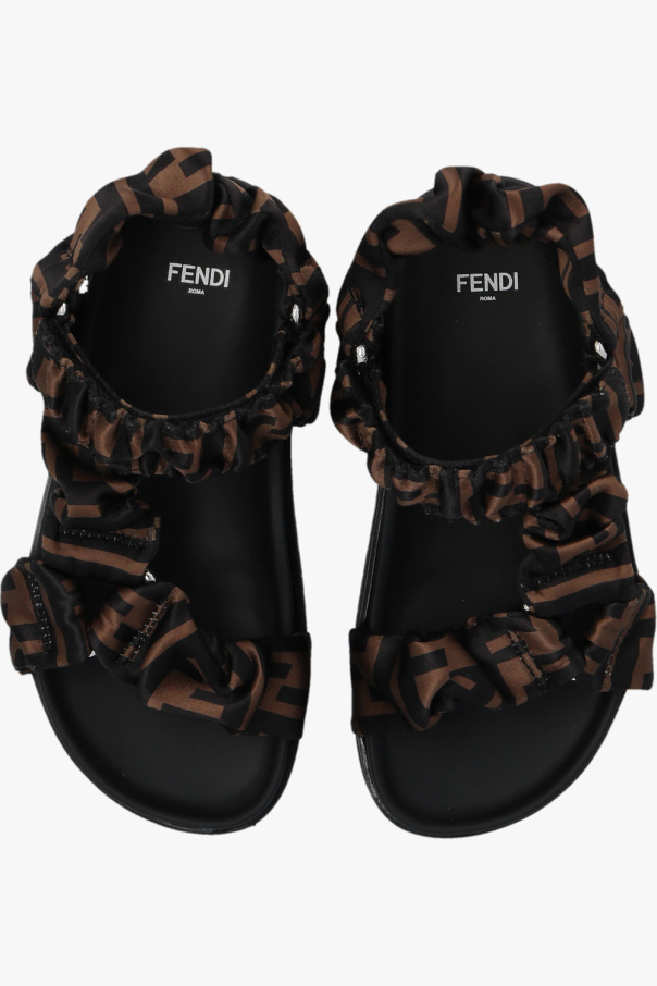 Fendi Kids Monogrammed sandals