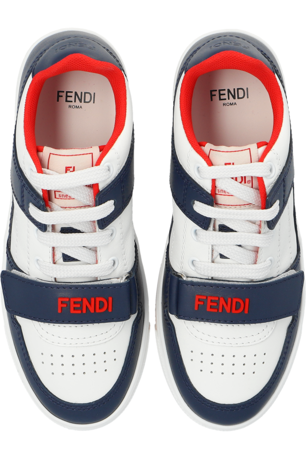 Fendi Kids Buty sportowe z logo