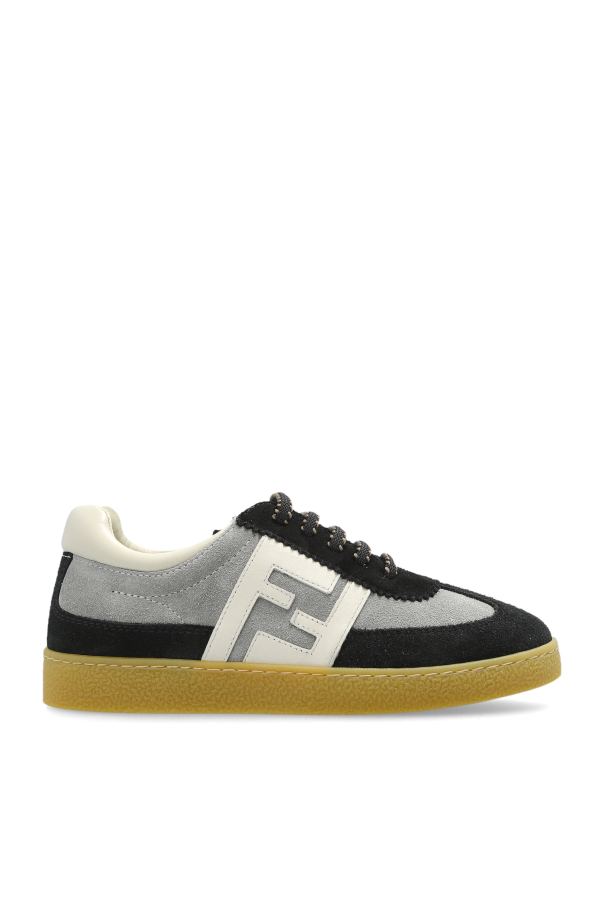 Suede sports shoes od Fendi Kids
