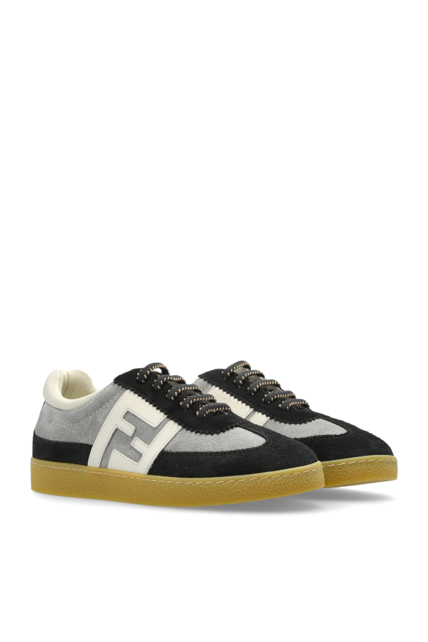 Fendi Kids Zapatillas deportivas de ante