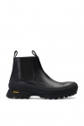 JIL SANDER BLACK Leather Chelsea boots