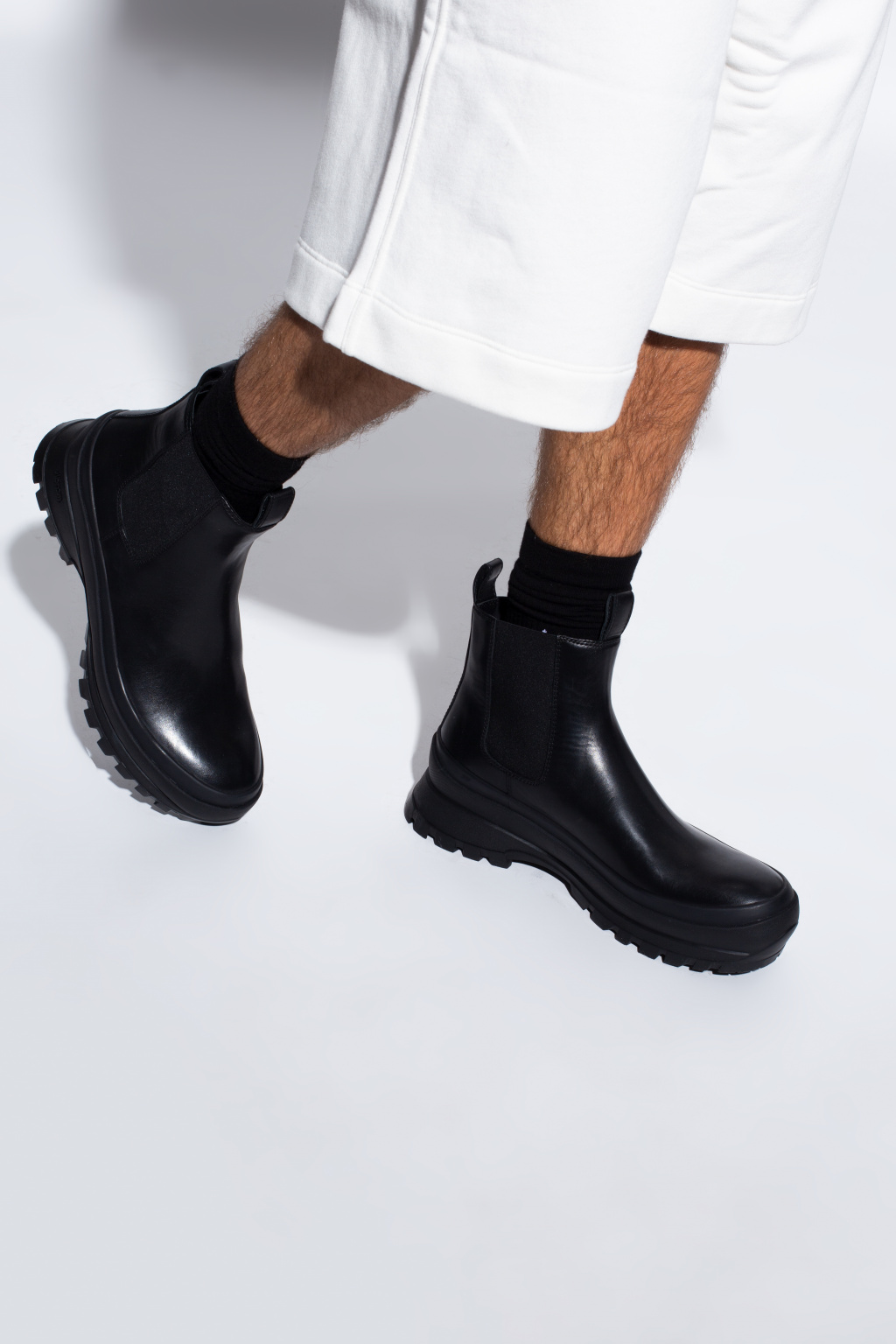 買取格安 【42size】jil sander plus vibram boots - 靴/シューズ