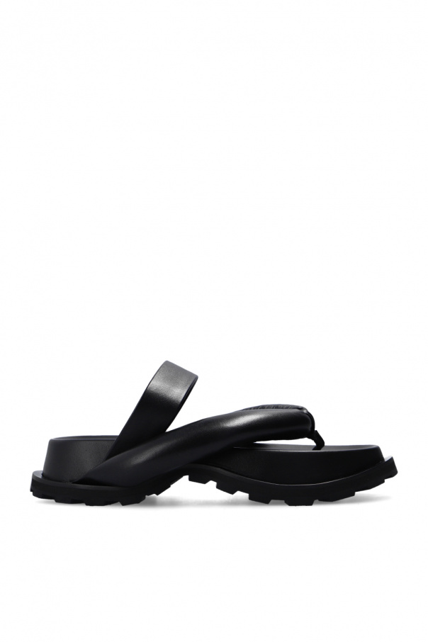 JIL SANDER Leather slides