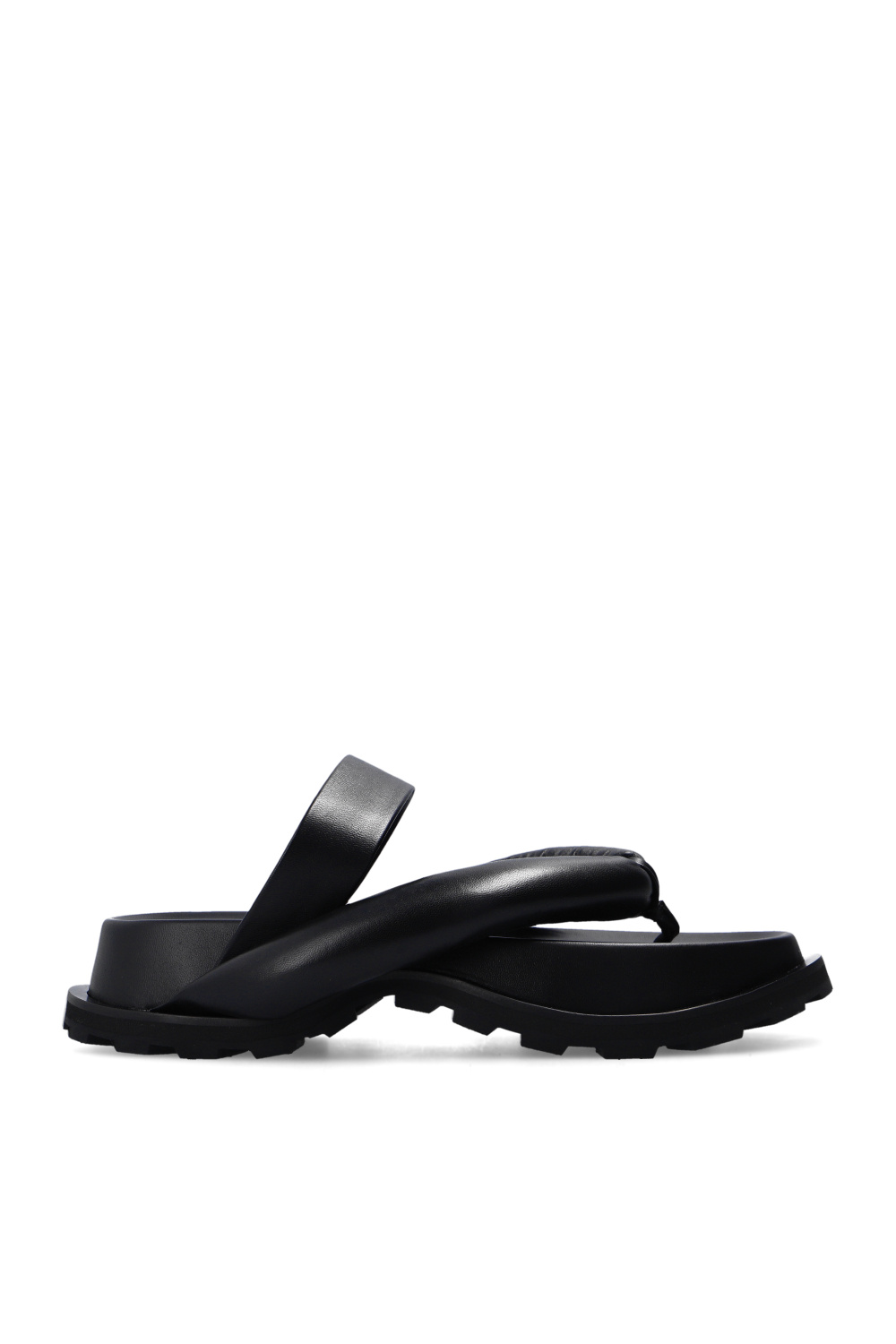 JIL SANDER Leather slides