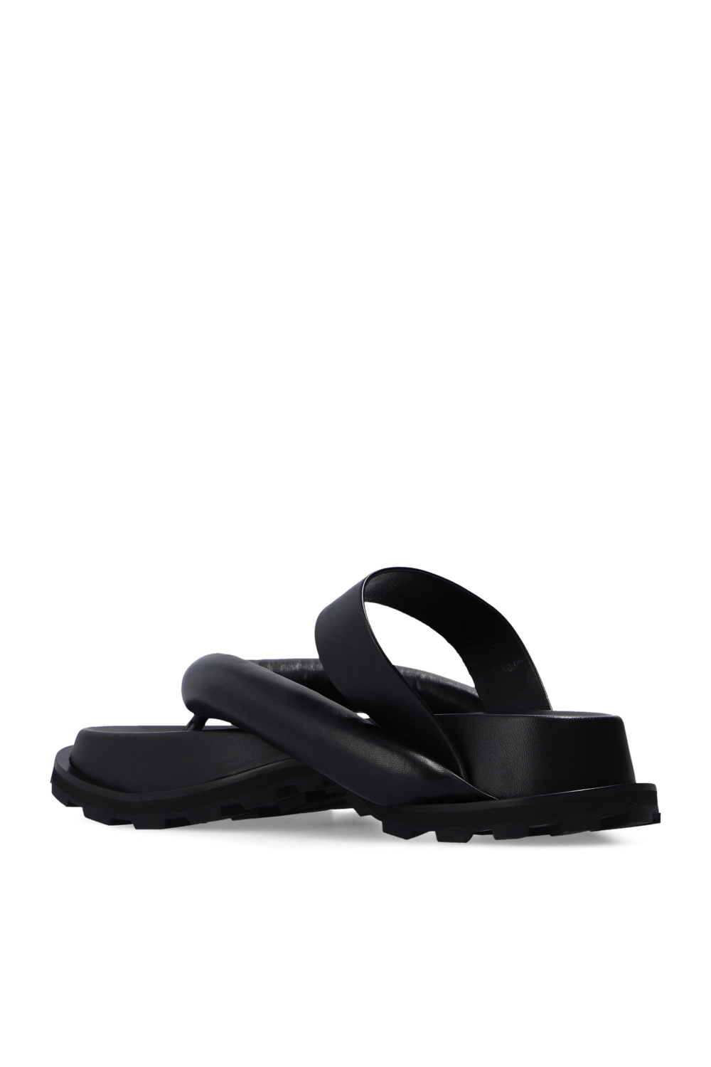 JIL SANDER Leather slides