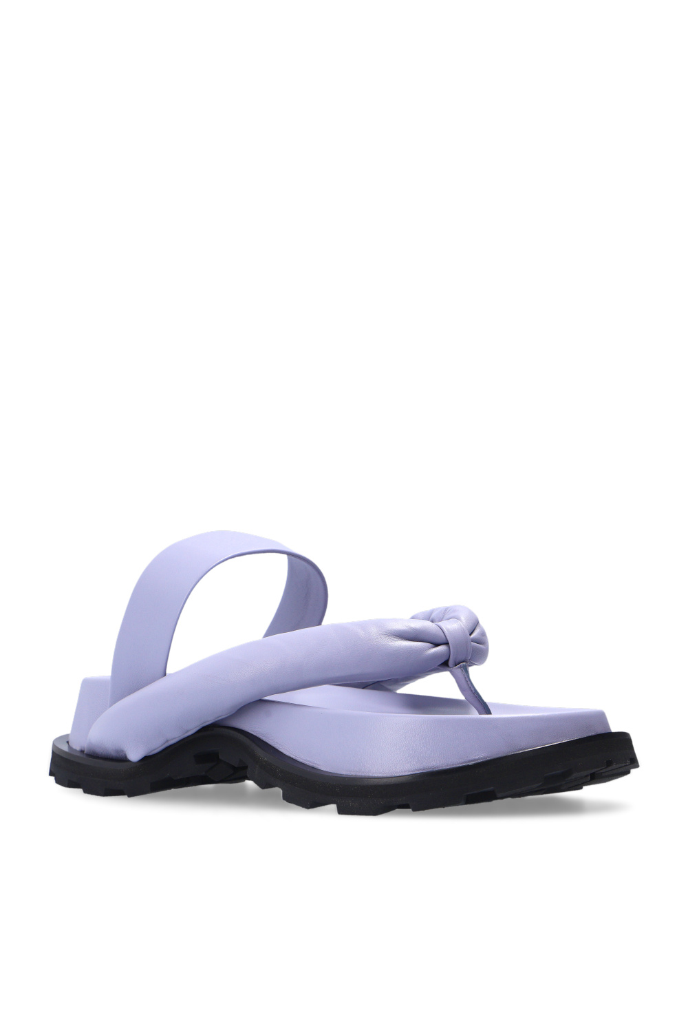 JIL SANDER Leather slides