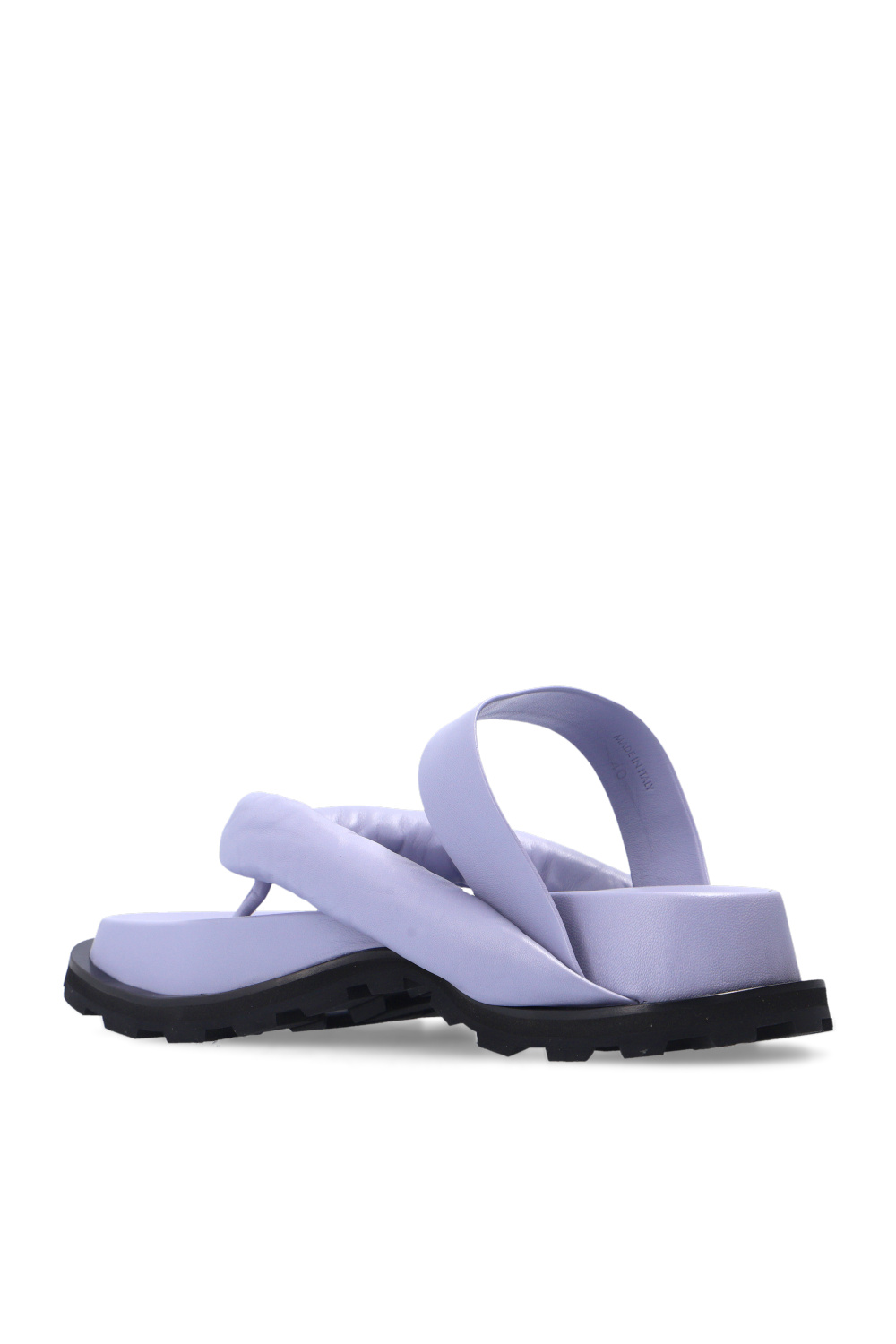 JIL SANDER Leather slides