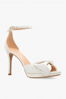 Kate Spade cream Satin heeled sandals