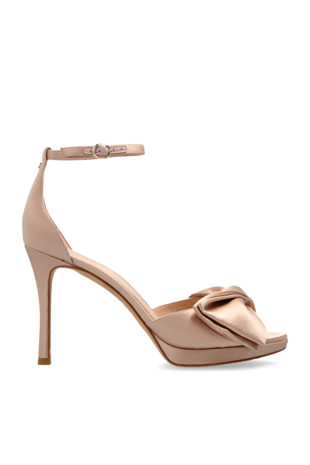 Kate Spade Satynowe sandały na obcasie