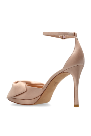 Kate Spade Satynowe sandały na obcasie