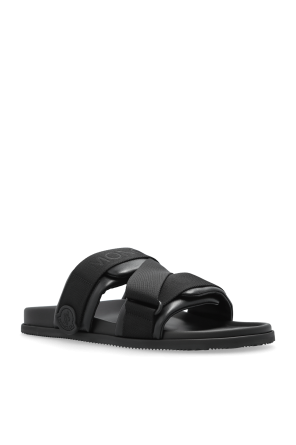 Moncler Chanclas de cuero