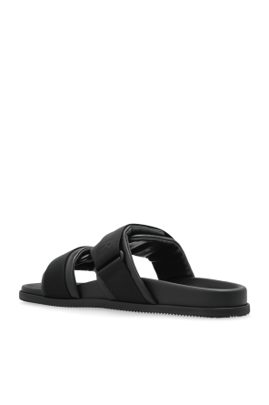 Moncler Chanclas de cuero