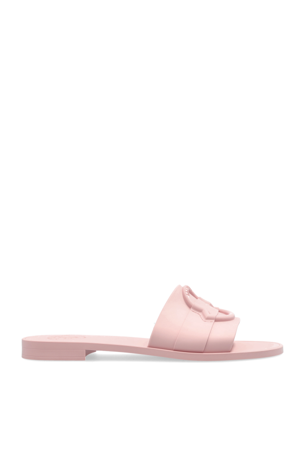 Slides with logo od Moncler