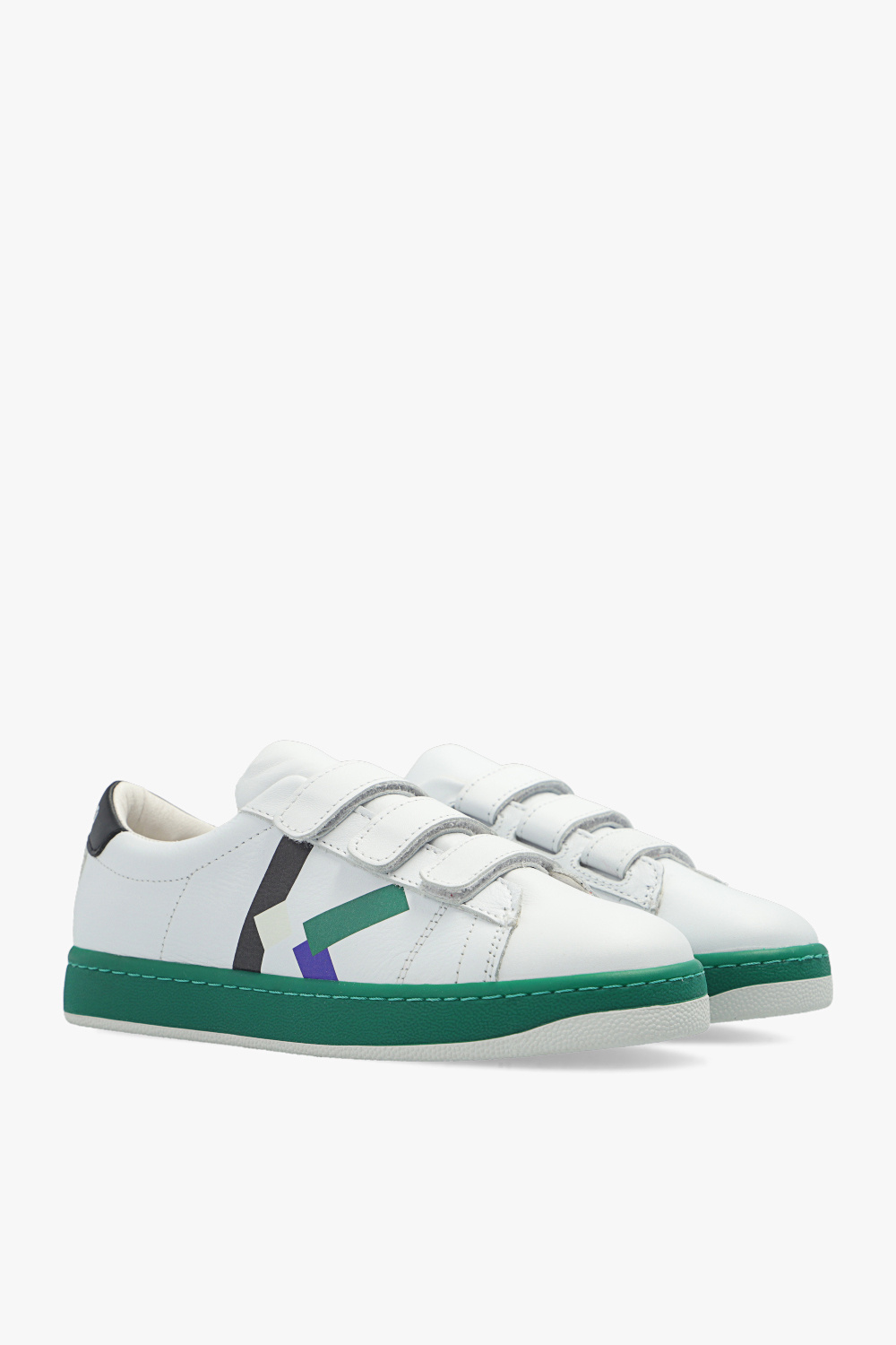 Kenzo Kids EKN Footwear Sneaker alta Argan bianco