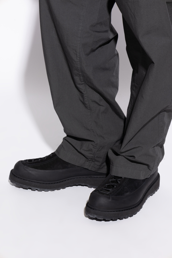 Stone Island Leather ankle boots