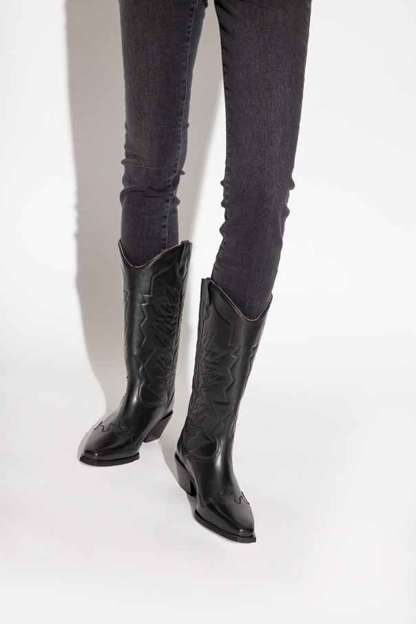 AllSaints ‘Kacey’ heeled cowboy boots