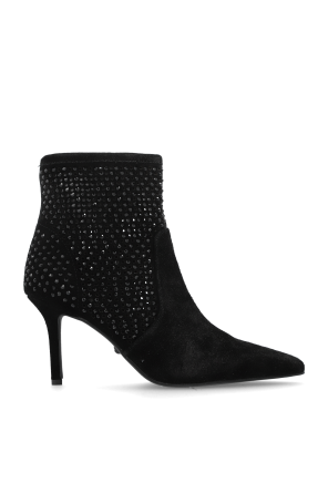 Botines de ante con tacón 