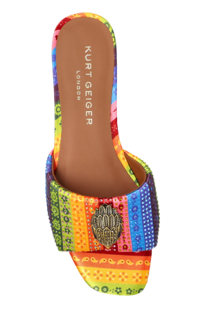 Kurt Geiger Sliders with appliqué