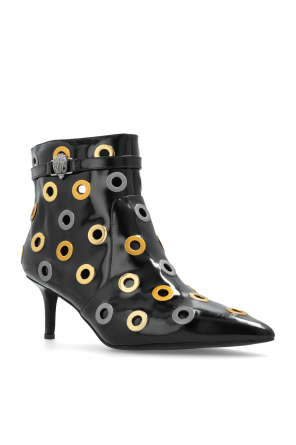 Kurt Geiger Skórzane botki na obcasie `Kensington`