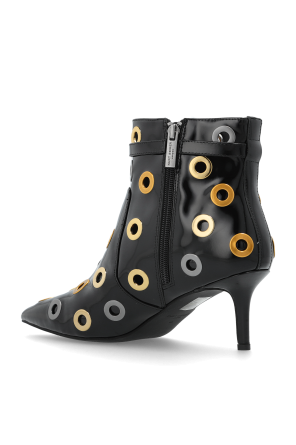 Kurt Geiger Skórzane botki na obcasie `Kensington`