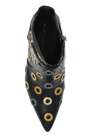 Kurt Geiger Skórzane botki na obcasie `Kensington`