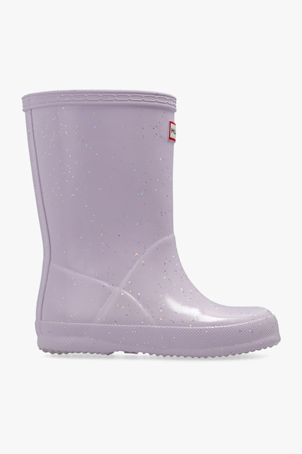 Hunter Kids ‘First Classic Giant Glitter’ rain boots