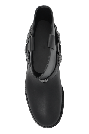 Kate Spade Lederstiefeletten mit Applikationen